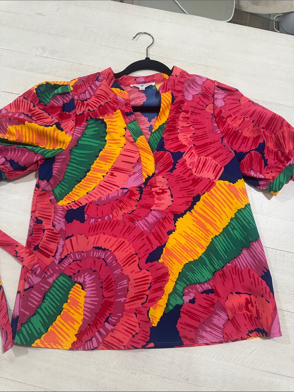 Women’s Vibrant Multi-Color Printed Blouse